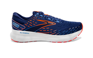 Brooks Glycerin 20 (Blue Depths/Palace Blue/Orange) - Men's