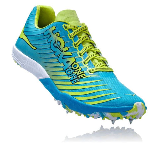 Hoka One One Evo XC Spike (Cyan/Citrus) - Women's