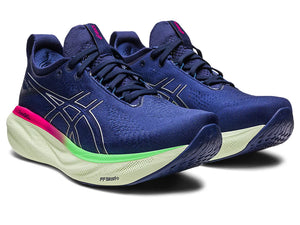 ASICS Gel Nimbus 25 (Indigo Blue/Pure Silver) - Women's