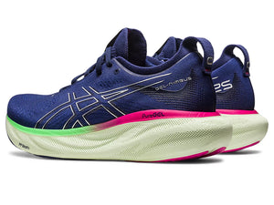 ASICS Gel Nimbus 25 (Indigo Blue/Pure Silver) - Women's