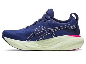 ASICS Gel Nimbus 25 (Indigo Blue/Pure Silver) - Women's