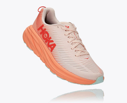 Hoka Rincon 3 (Silver Peony/Cantaloupe) - Women's