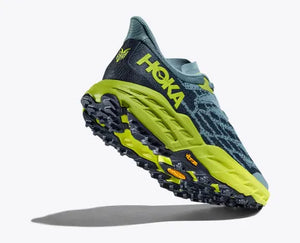 Hoka Speedgoat 5 (Stone Blue/Dark Citron) Men's