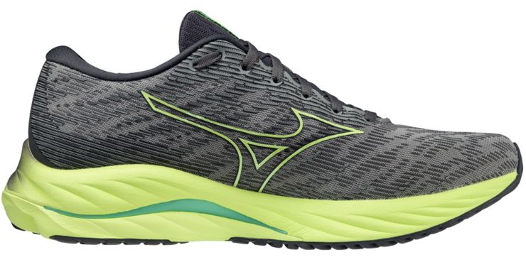 Mizuno Wave Rider 26 (Ultimate Grey/Neo Lime) - Men's